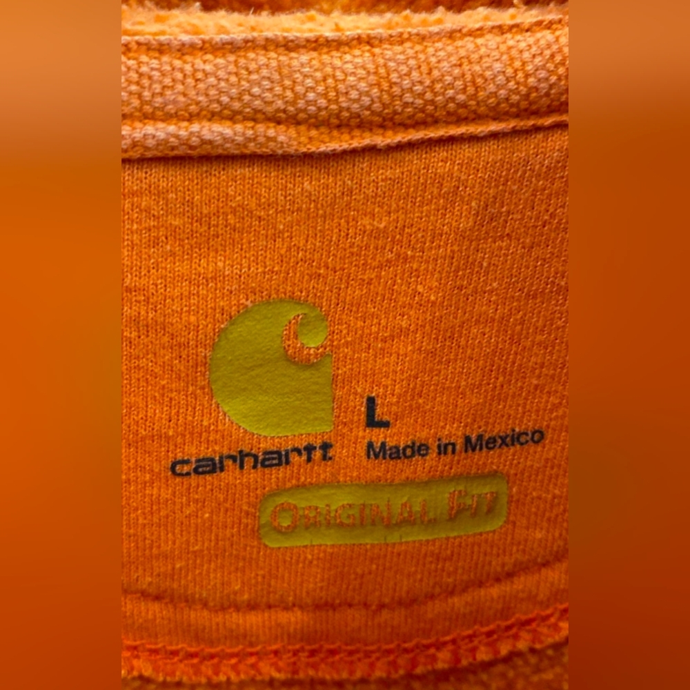 Carhartt Men's Loose Fit Midweight Full-Zip Sweatshirt Size L MSRP $59.99 - Picture 6 of 7